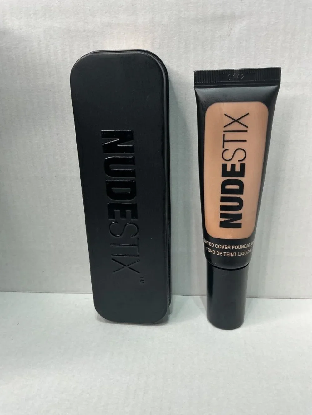 Nudestix Tinted Cover Foundation Nude 7 0.84 Oz With Black Tin Case